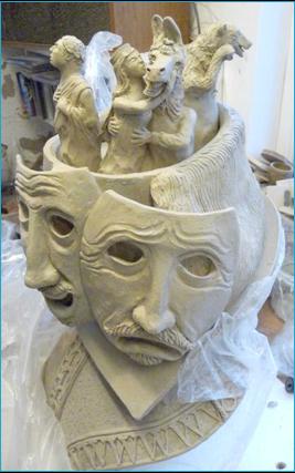 Malcolm Law Ceramics
Shakespeare 400 Years
©Malcolm Law